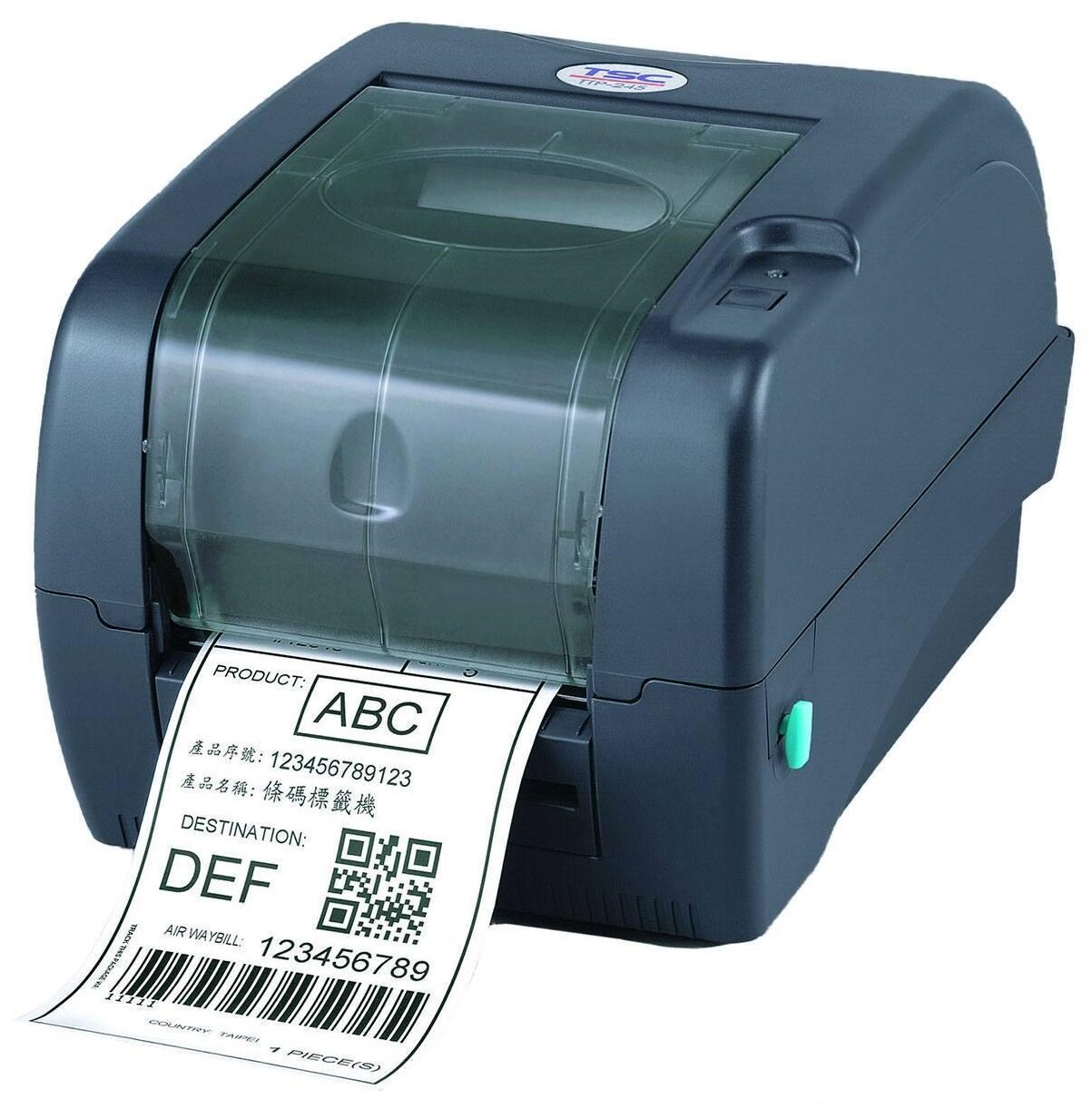 TSC TTP-247 203 dpi, 7 ips Desktop Thermal Transfer Barcode Label Printer